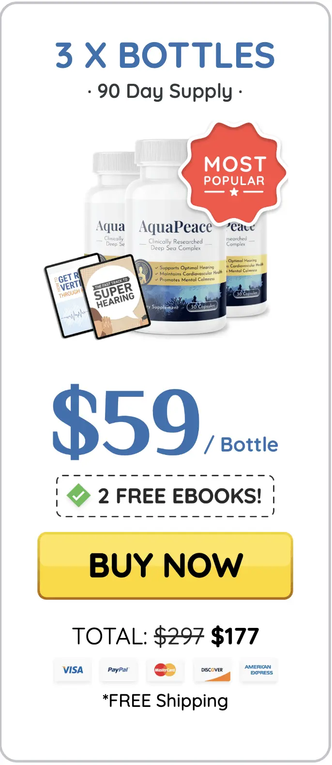 Aqua Peace 3 Bottles