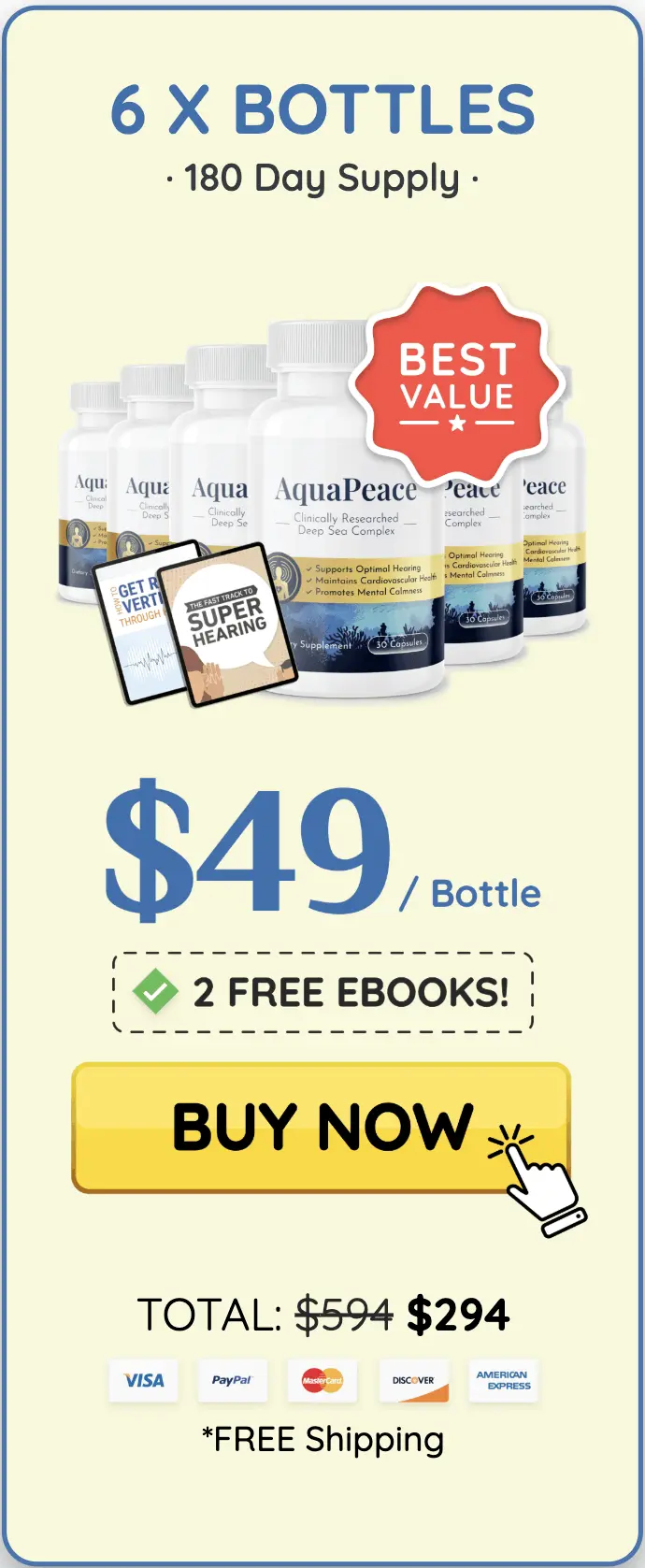 Aqua Peace 6 Bottles